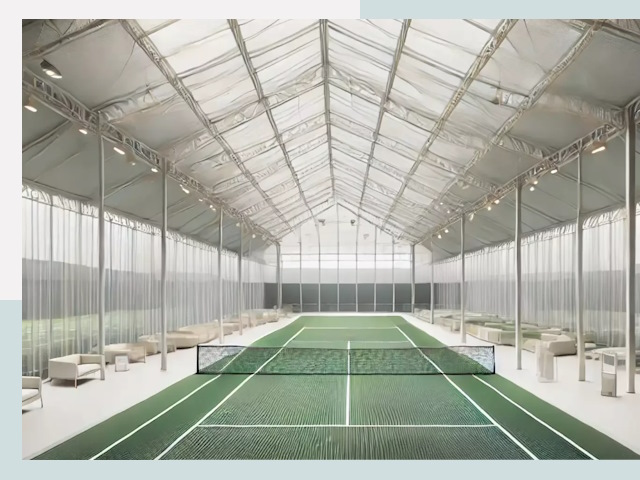 Строительство теннисных кортов в Балтийске