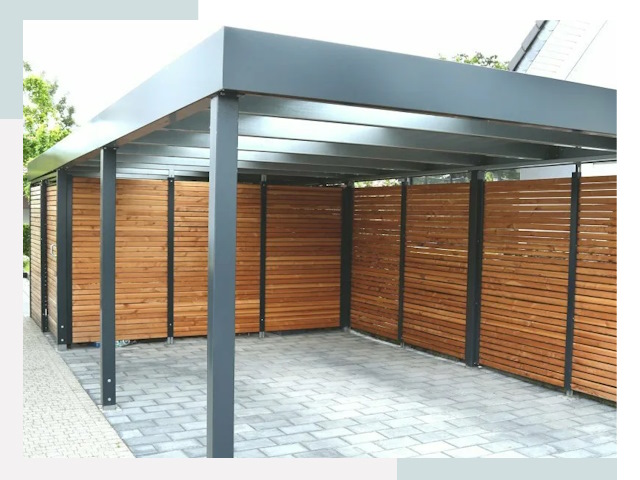 Навесы для парковки в Балтийске