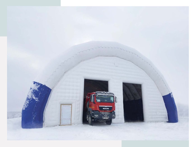 Мобильные ангары в Балтийске