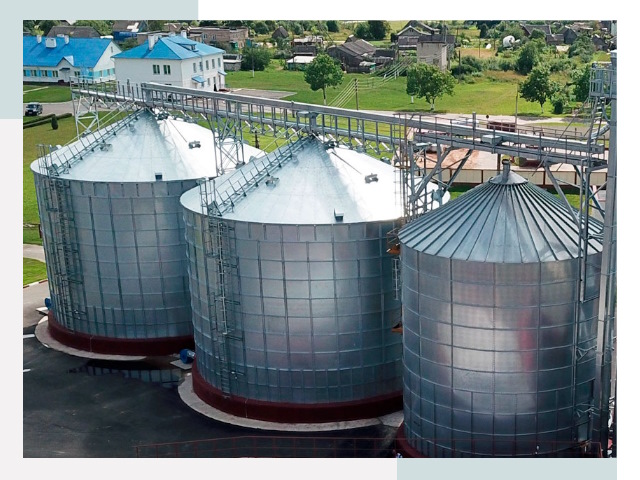 Металлические силосы в Балтийске