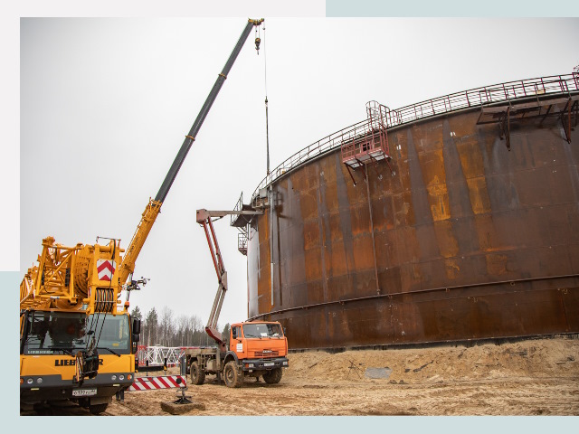 Монтаж резервуаров в Балтийске от 612 руб. за м³