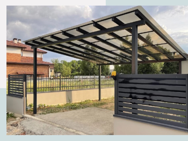 Металлические навесы в Балтийск от 612 руб. за м²