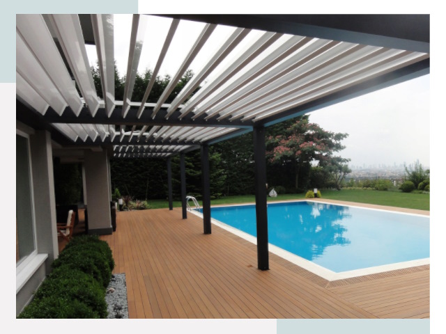 Перголы в Балтийске