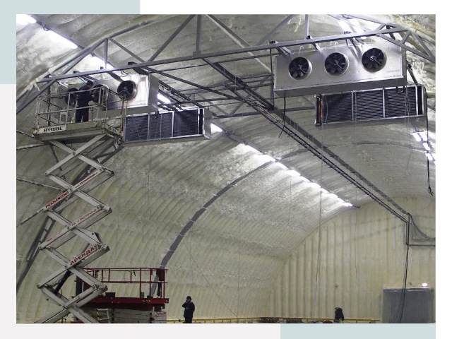 Оснащение ангаров в Балтийске