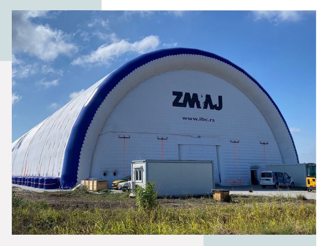 Брендирование ангаров в Балтийске