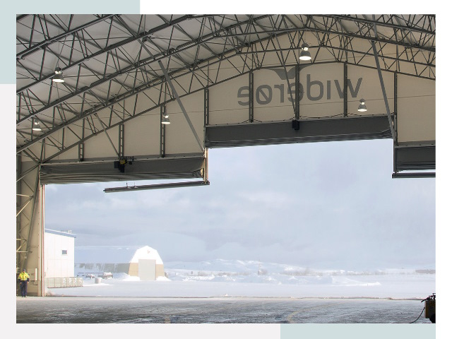 Ворота для ангаров в Балтийске