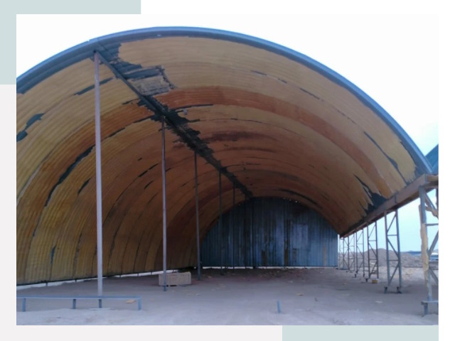 Реконструкция ангаров в Балтийске