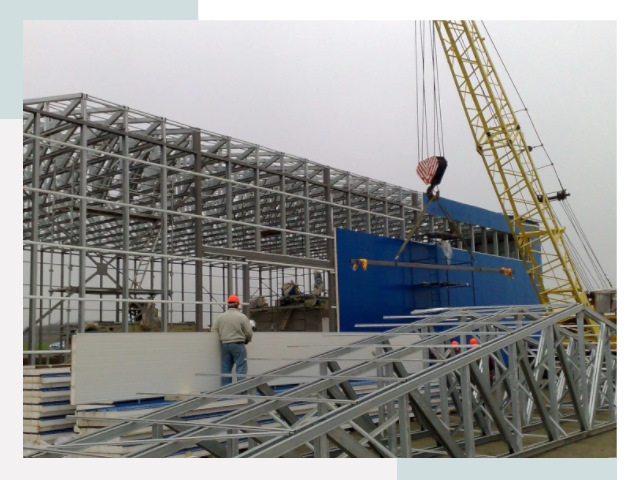 Монтаж ангаров в Балтийске