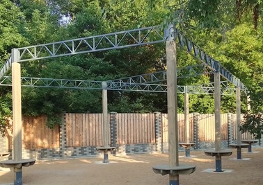 Терраса из металлоконструкций под ключ, проектирование, изготовление и монтаж от СтальСтрой-Блт